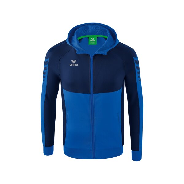 Erima Six Wings Trainingsjacke mit Kapuze Herren - blau