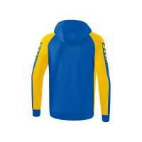 Erima Six Wings Trainingsjacke mit Kapuze Herren - blau/gelb