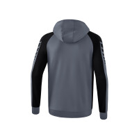 Erima Six Wings Trainingsjacke mit Kapuze Herren - slate grey/schwarz