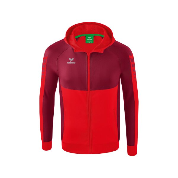 Erima Six Wings Trainingsjacke mit Kapuze Herren - rot