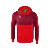 Erima Six Wings Trainingsjacke mit Kapuze Herren - rot/bordeaux