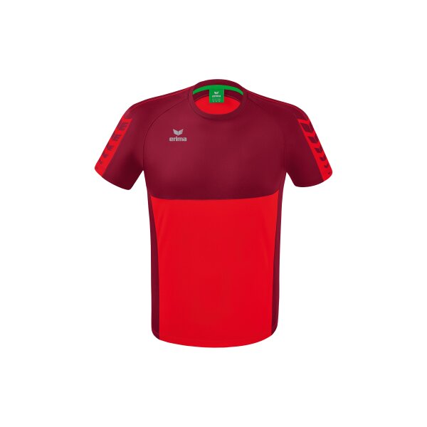 Erima Six Wings T-Shirt Herren - rot/bordeaux