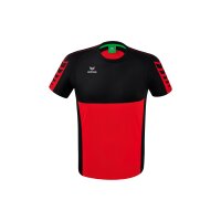 Erima Six Wings T-Shirt Herren - rot/schwarz