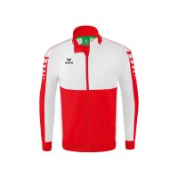 Erima Six Wings Worker Jacke Kinder - rot/weiß