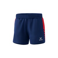 Erima Six Wings Worker Shorts Damen - navy/rot