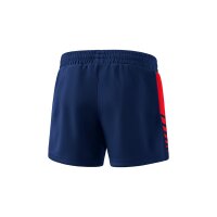 Erima Six Wings Worker Shorts Damen - navy/rot