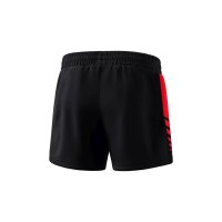 Erima Six Wings Worker Shorts Damen - schwarz/rot