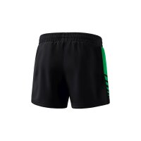 Erima Six Wings Worker Shorts Damen - schwarz/gr&uuml;n