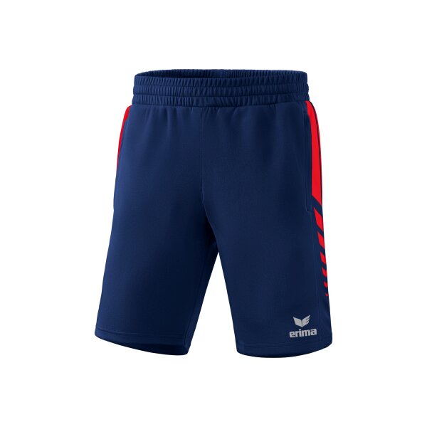 Erima Six Wings Worker Shorts Herren - navy/rot