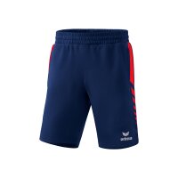 Erima Six Wings Worker Shorts Herren - new navy/rot