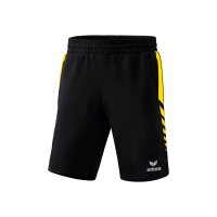 Erima Six Wings Worker Shorts Herren - schwarz/gelb