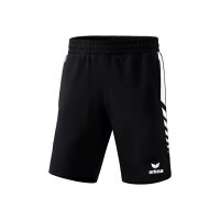 Erima Six Wings Worker Shorts Herren - schwarz/weiß