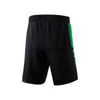 Erima Six Wings Worker Shorts Kinder - schwarz/smaragd