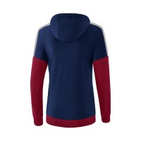 Erima Squad Kapuzensweat Damen - navy/rot