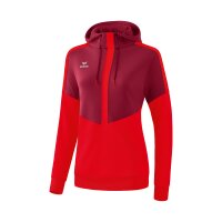 Erima Squad Kapuzensweat Damen - rot