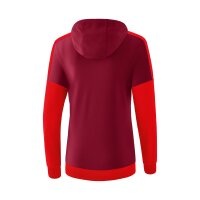 Erima Squad Kapuzensweat Damen - rot