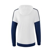 Erima Squad Kapuzensweat Damen - weiß/navy