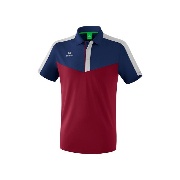 Erima Squad Poloshirt Herren - navy/rot