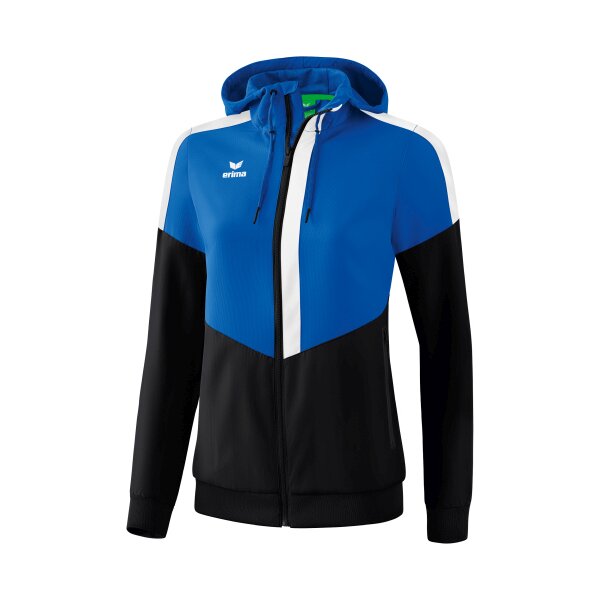 Erima Squad Tracktop Jacke mit Kapuze Damen - blau