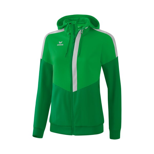 Erima Squad Tracktop Jacke mit Kapuze Damen - grün