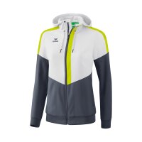 Erima Squad Tracktop Jacke mit Kapuze Damen - weiß