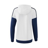 Erima Squad Tracktop Jacke mit Kapuze Damen - wei&szlig;/navy