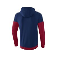 Erima Squad Tracktop Jacke mit Kapuze Herren - navy/rot