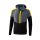 Erima Squad Tracktop Jacke mit Kapuze Herren - grau/schwarz/gelb