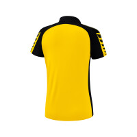 Erima Six Wings Poloshirt Damen - gelb/schwarz - 44