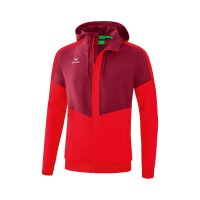 Erima Squad Tracktop Jacke mit Kapuze Herren - rot