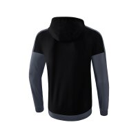 Erima Squad Tracktop Jacke mit Kapuze Herren - schwarz