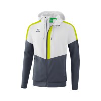 Erima Squad Tracktop Jacke mit Kapuze Herren - weiß