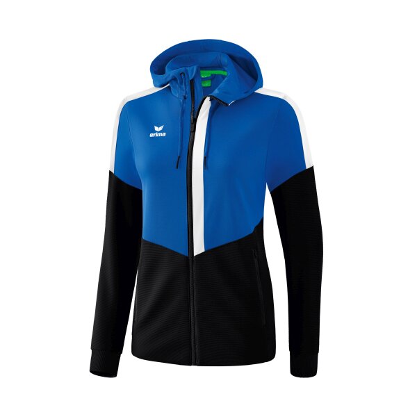 Erima Squad Trainingsjacke mit Kapuze Damen - blau