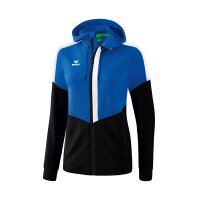 Erima Squad Trainingsjacke mit Kapuze Damen - blau