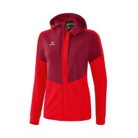 Erima Squad Trainingsjacke mit Kapuze Damen - rot