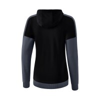 Erima Squad Trainingsjacke mit Kapuze Damen - schwarz