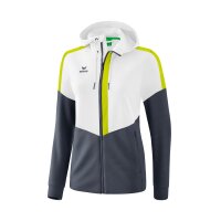 Erima Squad Trainingsjacke mit Kapuze Damen - weiß