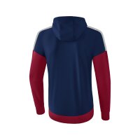 Erima Squad Trainingsjacke mit Kapuze Herren - navy/rot