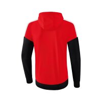 Erima Squad Trainingsjacke mit Kapuze Herren - rot/schwarz/wei&szlig;