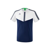 Erima Squad T-Shirt Herren - wei&szlig;/navy