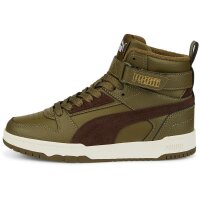 Puma Rebound Game Mid Sneaker Kinder - grün/braun