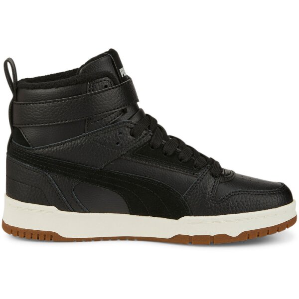 Puma Rebound Game Mid Sneaker Kinder - schwarz