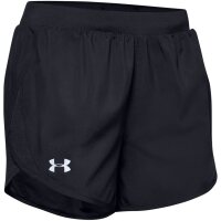 Under Armour Fly By 2.0 Shorts Damen - schwarz/wei&szlig;