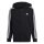 adidas Essentials 3-Streifen Fleece Full-Zip Hoodie Kinder - schwarz/weiß