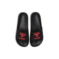 hummel Hml Essential Badelatschen - black/chinese red