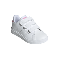 adidas Advantage Base 2.0  Sneaker Kinder - wei&szlig;/rosa