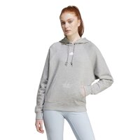 adidas Signature Graphic Hoodie Damen - grau/weiß