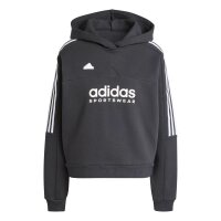 adidas Tiro Cut 3-Streifen Hoodie Damen - schwarz/weiß