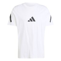 adidas Z.N.E. T-Shirt Herren - weiß/schwarz