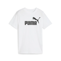 Puma ESS No. 1 Logo T-Shirt Kinder - wei&szlig;/schwarz